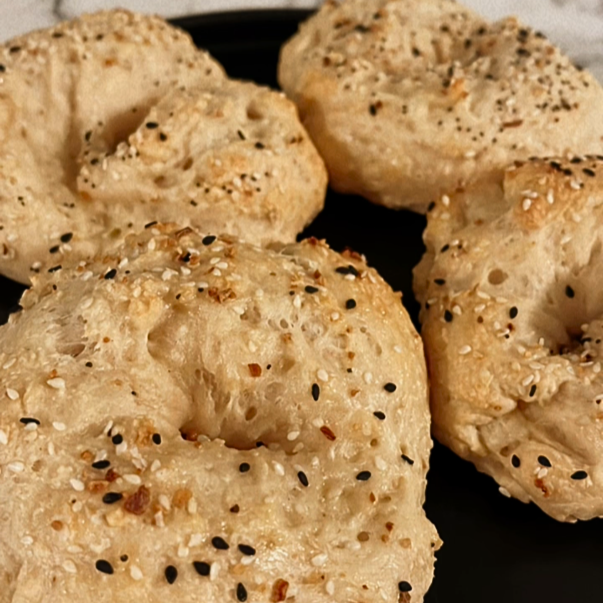 Homemade bagels