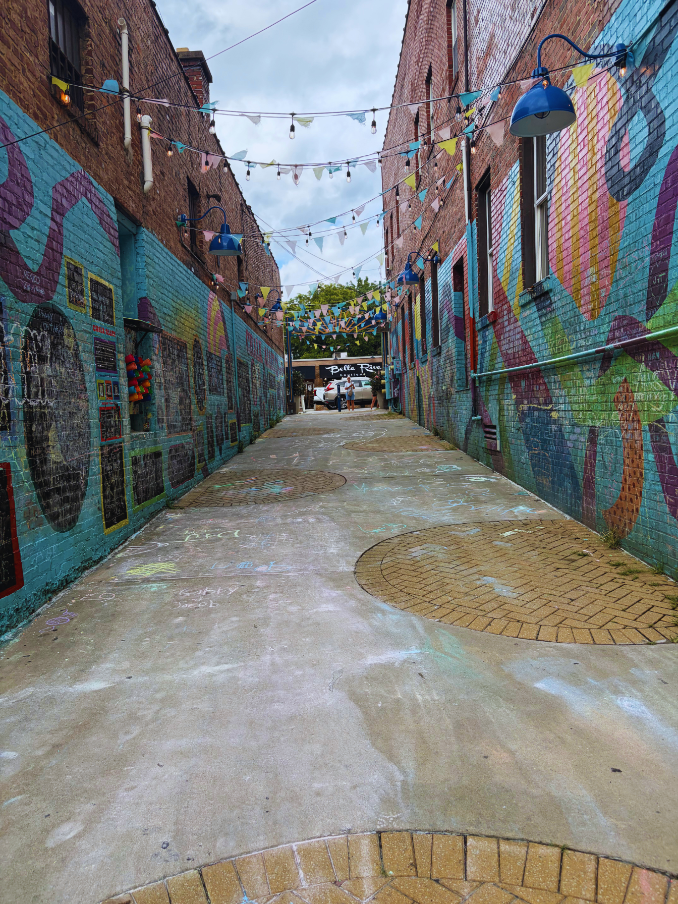 Chalk alley in Chattanooga, TN