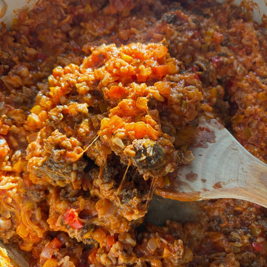 Unstuffed bell peppers